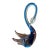 Vintage Murano Blue and Clear Glass Swan For Sale