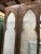 Wood Vintage Arched Carved Wood Doors With Smoked Glass - A Pair, 96x48 For Sale - Image 7 of 10