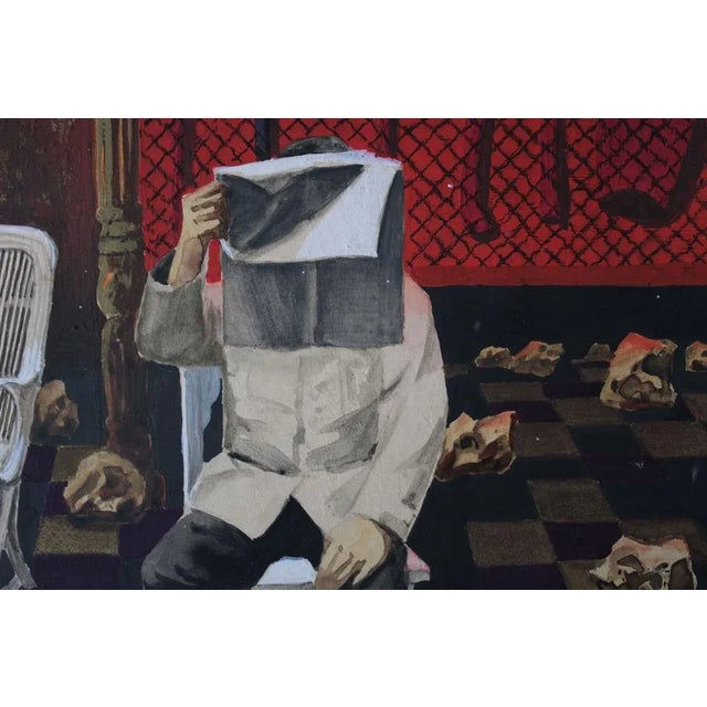 Contemporary Albert Goltjakov, Epiphany, 1987, Mixed Media on Paper For Sale - Image 3 of 5