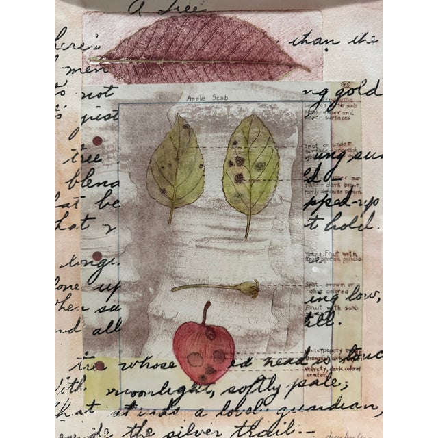 Abstract Alicia Bailey & Melinda Lag “Tree” Signed Mixed Media Print 2008 Framed For Sale - Image 3 of 9