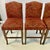 Brick Red 1980s Vintage Regency Empire Italian Boho Chic Upholstered Bar Stools - Set of 4. For Sale - Image 8 of 14
