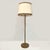 1960s Mid-Century Modern Floor Lamps in Leather and Parchment, Germany, 1960, Set of 2 For Sale - Image 5 of 10