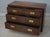 Campaign Henredon Campaign Style Oak 2 Over 2 Drawer Chest For Sale - Image 3 of 18