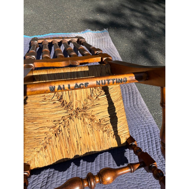 Early 20th Century Set of 10 Signed Museum Quality Wallace Nutting Dining Chairs For Sale - Image 10 of 12