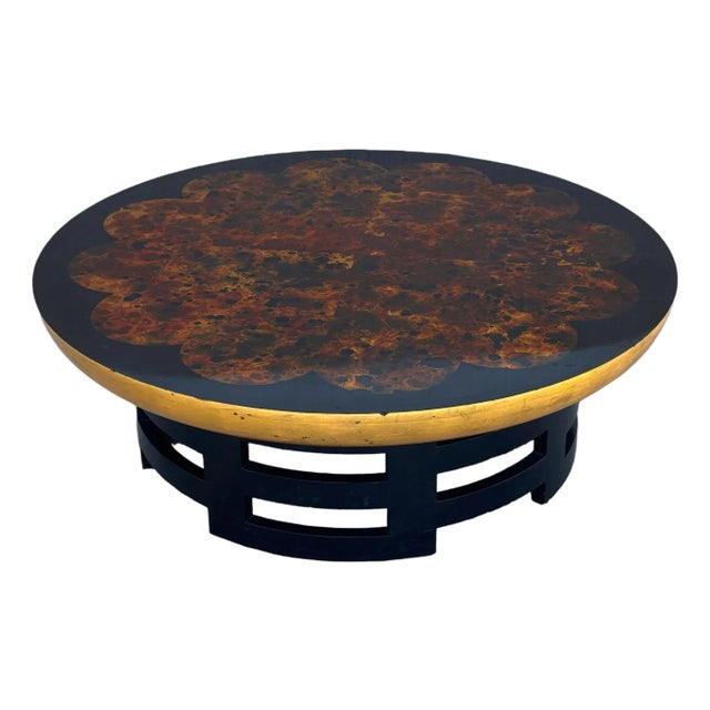 Muller & Barringer for Kittinger Coffee Table With Lacquer Top, Circa 1950 For Sale