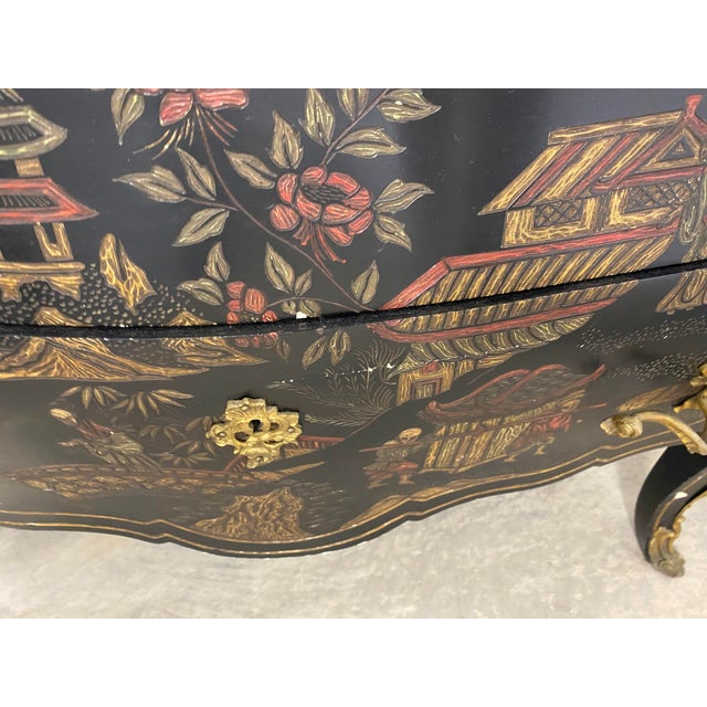 Bring timeless French elegance into your home with this stunning Louis XV style commode, featuring a beautiful multicolor...