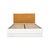 Lugano Fabric Bed Frame in Yellow, White and Curry with Manual Function by BoConcept For Sale - Image 15 of 16