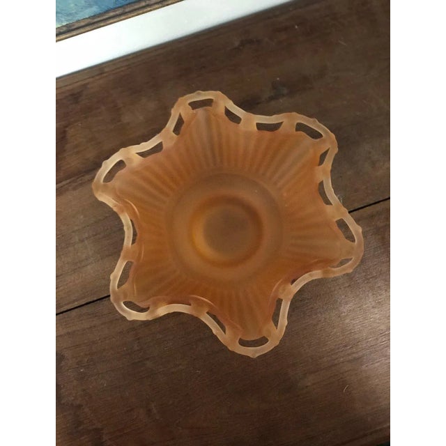 1970s Vintage Mid-Century Pink Bowl With Winding Detail For Sale In Seattle - Image 6 of 8