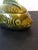 French green Majolica fish tureen by Sarreguemines.