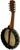 Oxblood Red Authentic American Antique Small 8 String Banjo Style Musical Instrument for Decoration - Circa Early 1900s For Sale - Image 8 of 18