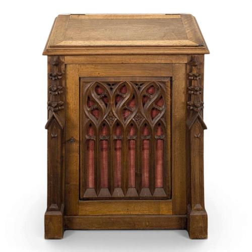 Gothic Prie-Dieu in Carved Walnut For Sale - Image 9 of 9
