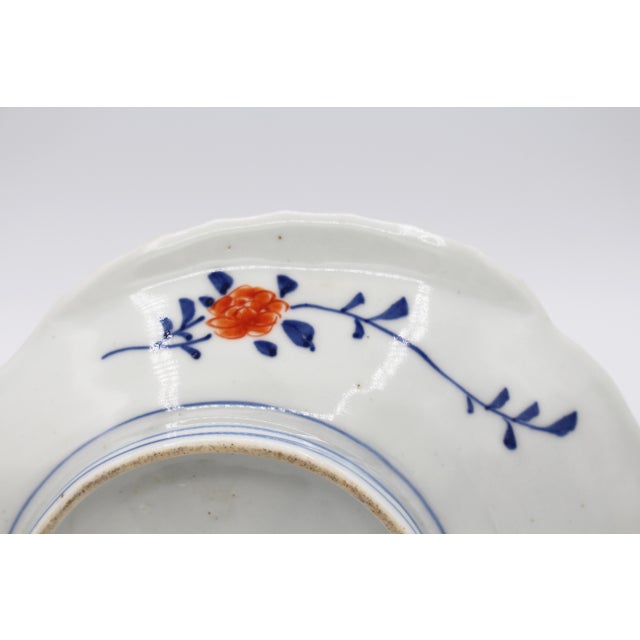 Imari Porcelain Circa 1880 Japanese Imari Fish Plate For Sale - Image 4 of 7