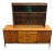 Vintage Drexel Parallel Collection Two Piece Display Hutch For Sale