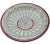 Early 20th Century Teal & Maroon Andalusian-Patterned Ceramic Decorative Bowl For Sale - Image 4 of 9