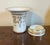 Antique Early 19th Century French Empire White & Gold Porcelain Flower Pot Cachepot Vase and Stand Circa 1820 For Sale - Image 9 of 11