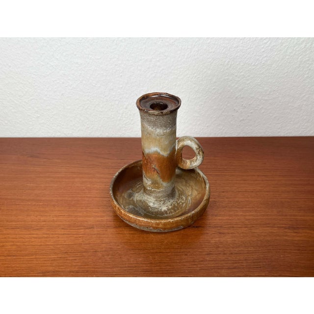 Mid-Century Modern Danish Studio Pottery Candleholder from Axella, 1960s For Sale - Image 15 of 18