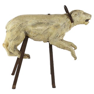 Belgian Carousel Polar Bear Sculpture by Bernard Van Guyse, 1920s For Sale