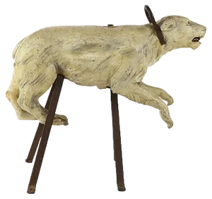 Belgian Carousel Polar Bear Sculpture by Bernard Van Guyse, 1920s