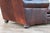 Vintage Old Hickory Tannery Brown Leather Chaise Lounge Chair, Feather Cushions For Sale - Image 14 of 18