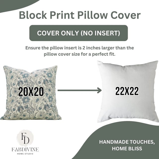 Not Yet Made - Made To Order Fabdivine Linen Blend Throw Pillow Cover, Jarui-14x20 Inch For Sale - Image 5 of 5
