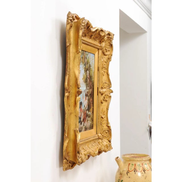 Mid 19th Century French 19th Century Continental School Painting Depicting Venetian Lagoon Scene For Sale - Image 5 of 13