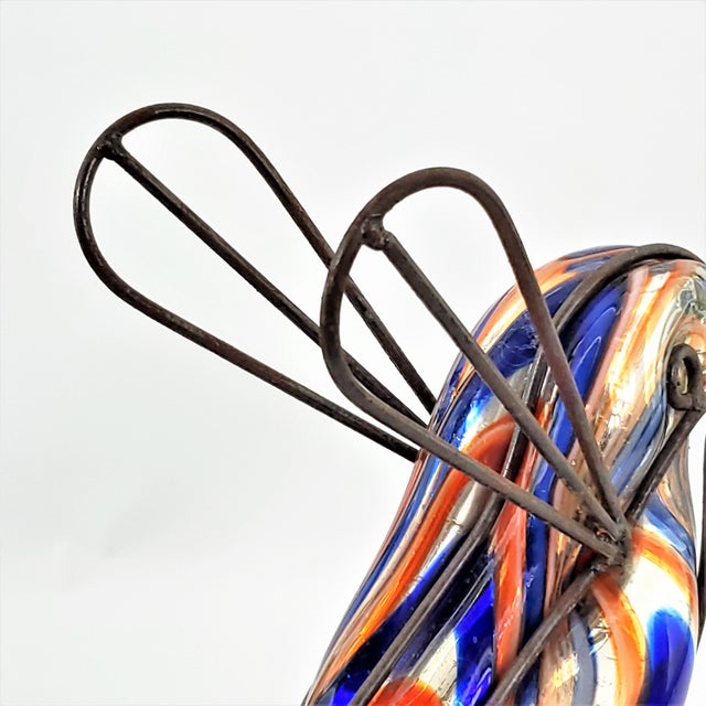 Sculpture Mercury Glass Hummingbird Bird For Sale - Image 10 of 13