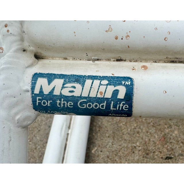 Vintage 1980's Mallin Outdoor Dining Set For Sale - Image 10 of 10