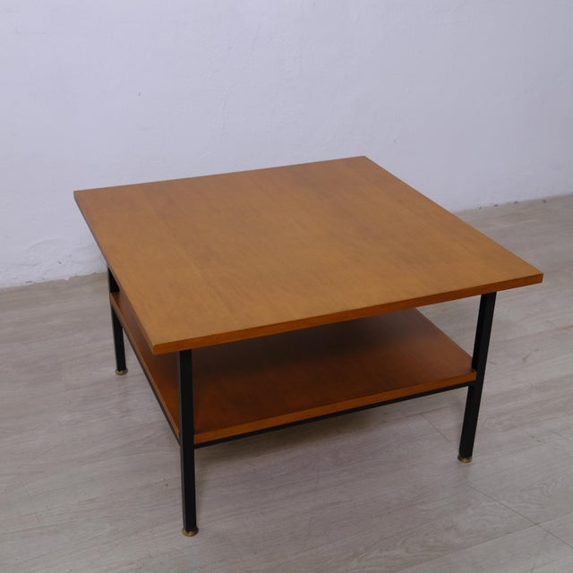 Vintage Italian Coffee Table in Wood, 1950s For Sale - Image 13 of 15