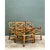 Mid-Century Modern Vintage Bamboo X-Backdining Chairs - Set of 4 For Sale - Image 3 of 15