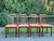 Mid-Century Modern 1980s Koda Woodcraft Danish Modern Teak Slat Back Side Dining Chairs -4 For Sale - Image 3 of 8