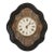 19th Century French Cartel Wall Clock, Mother-of-Pearl Inlay, Raison & Thomas Movement For Sale