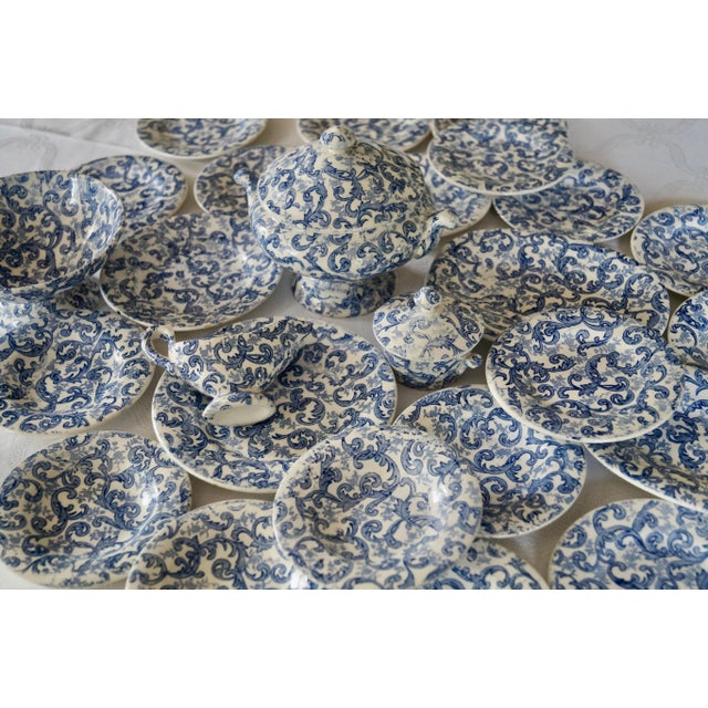 Amazing antique staffordshire child's dinner service toy set, rare, circa 1880-1900 this is the most exquisite and...