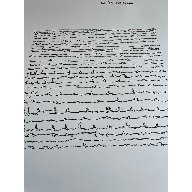 Paper Exhibition Poster Designed by Yoko Ono, a Poem to Be Read With a Magnifying Glass, Copyright Yoko Ono, Mm Sweden, 2012 Reproduction For Sale - Image 7 of 7