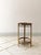 Brown Vintage Hollywood Regency Side Table in Gold and Smoked Glass, 1970s For Sale - Image 8 of 8