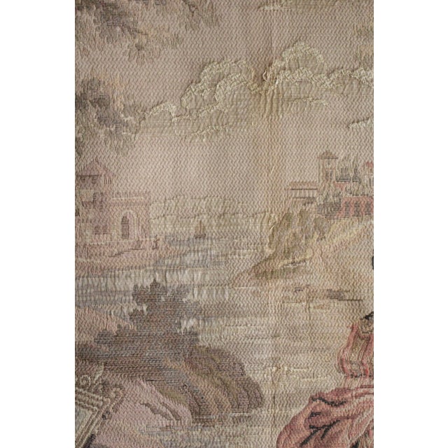 Antique 1920s or Earlier Garden Scene Tapestry in the Style of Rubens For Sale - Image 6 of 12