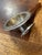 Mid 20th Century Alpaca Silver Embossed Flower Wood Handled Tea Strainer For Sale - Image 4 of 12