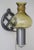 Swedish Hand-Blown Amber Glass Wall Light from Ostling Gnosjö, 1970s For Sale - Image 10 of 15