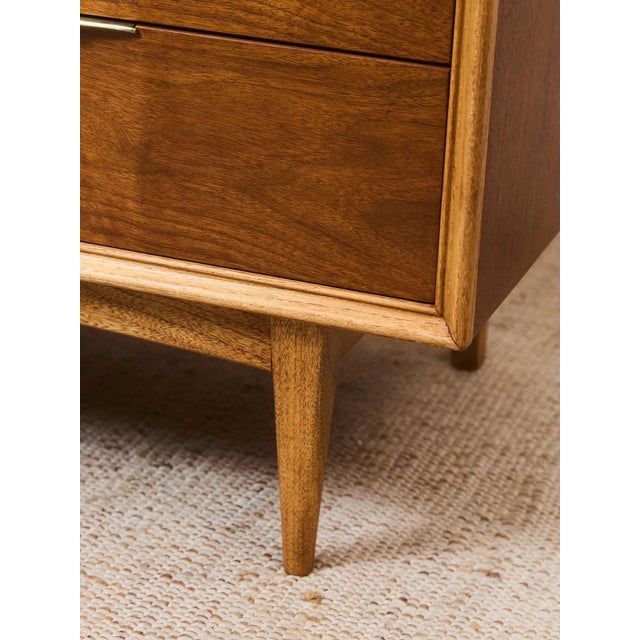 Mid 20th Century Restored Six Drawer Dresser For Sale In Los Angeles - Image 6 of 12