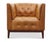 CONTEMPORARY AND TAILORED: This chair channels 1920’s modern style. Accent your interior with sleek, tufted shelter arms...