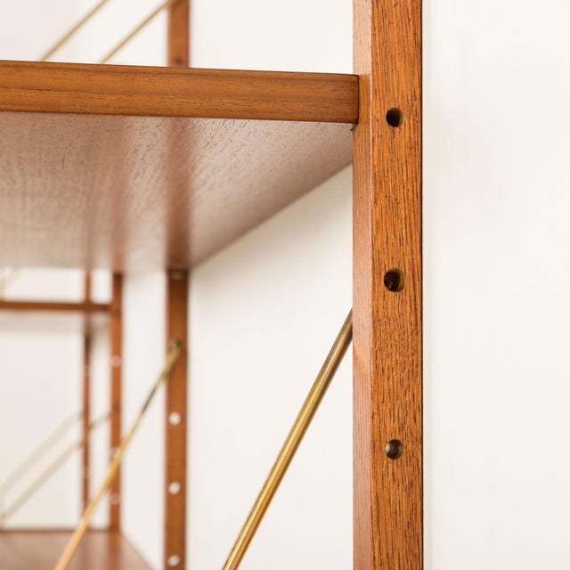 PS System Wall Unit with Vinyl Records Cabinet and Expository Shelf from Randers Møbelfabrik, 1960s For Sale - Image 11 of 16