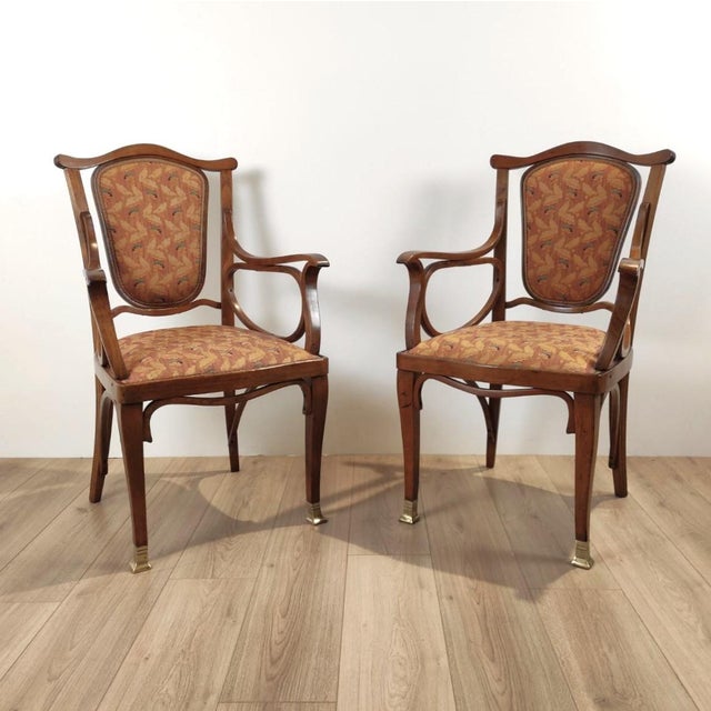 Early 20th Century Chairs from Jacob & Josef Kohn, Austria, Set of 2 For Sale - Image 3 of 12