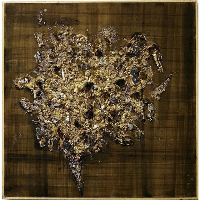 Contemporary Natural Shape - Original Oil on Canvas by Claudio Palmieri - 1986 1986 For Sale - Image 3 of 3