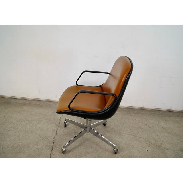 1970’s Mid-Century Modern Knoll Style Office Desk Chair For Sale - Image 9 of 12