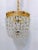 Brass 1950s Italian Brass Basket Chandelier For Sale - Image 8 of 9