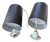 Cylinder Pendant Lamps by Eila & John Meiling for Louis Poulsen, 1967, Set of 2 For Sale