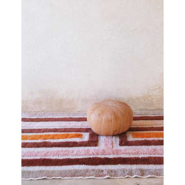 Pink Beni Mrirt Moroccan Rug - 8.5 X 5.25 Ft For Sale - Image 8 of 8