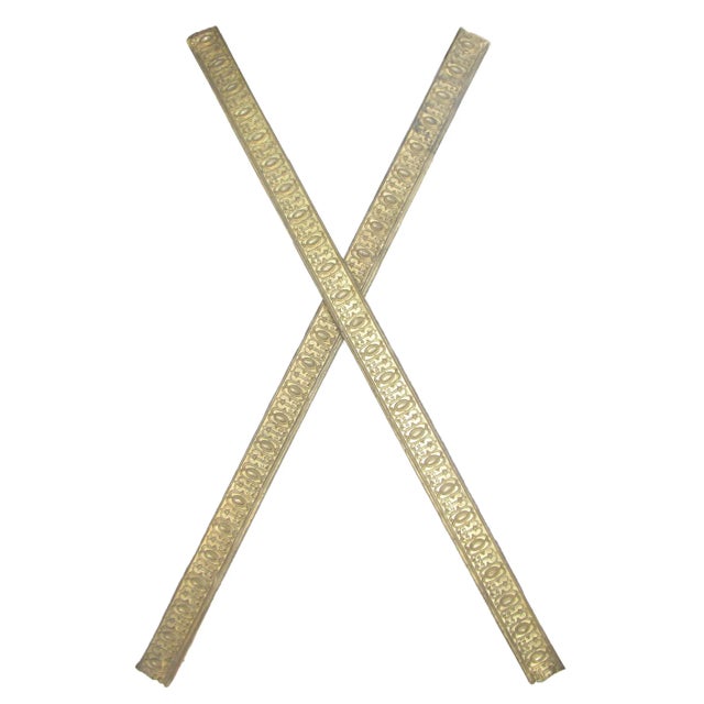 Antique French Gilt Architectural Mouldings, Set of 4, For Sale In Tulsa - Image 6 of 10