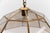 Metal Brass and Smoked Glass Ceiling Lamp, Italy, 1960s For Sale - Image 7 of 10