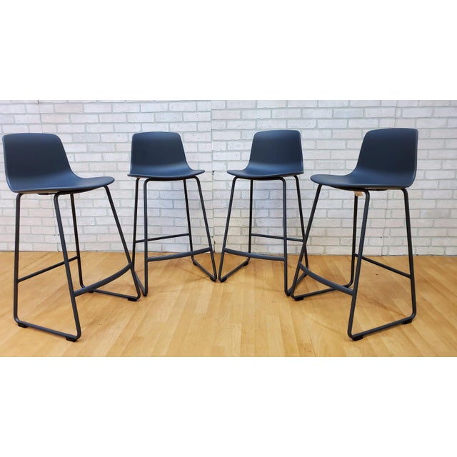 Mid Century Modern Steelcase Coalesse Enea Lottus Sculpted Sled Bar