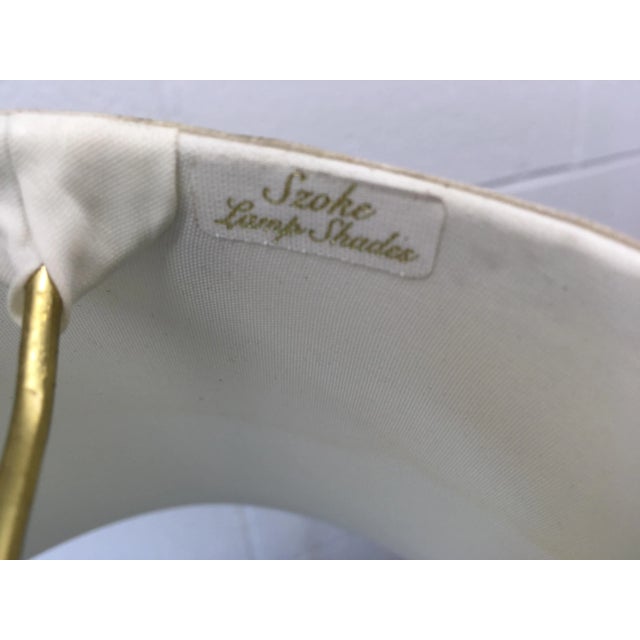 Rembrandt Solid Brass Table Lamp and Shade - a Pair For Sale - Image 11 of 13